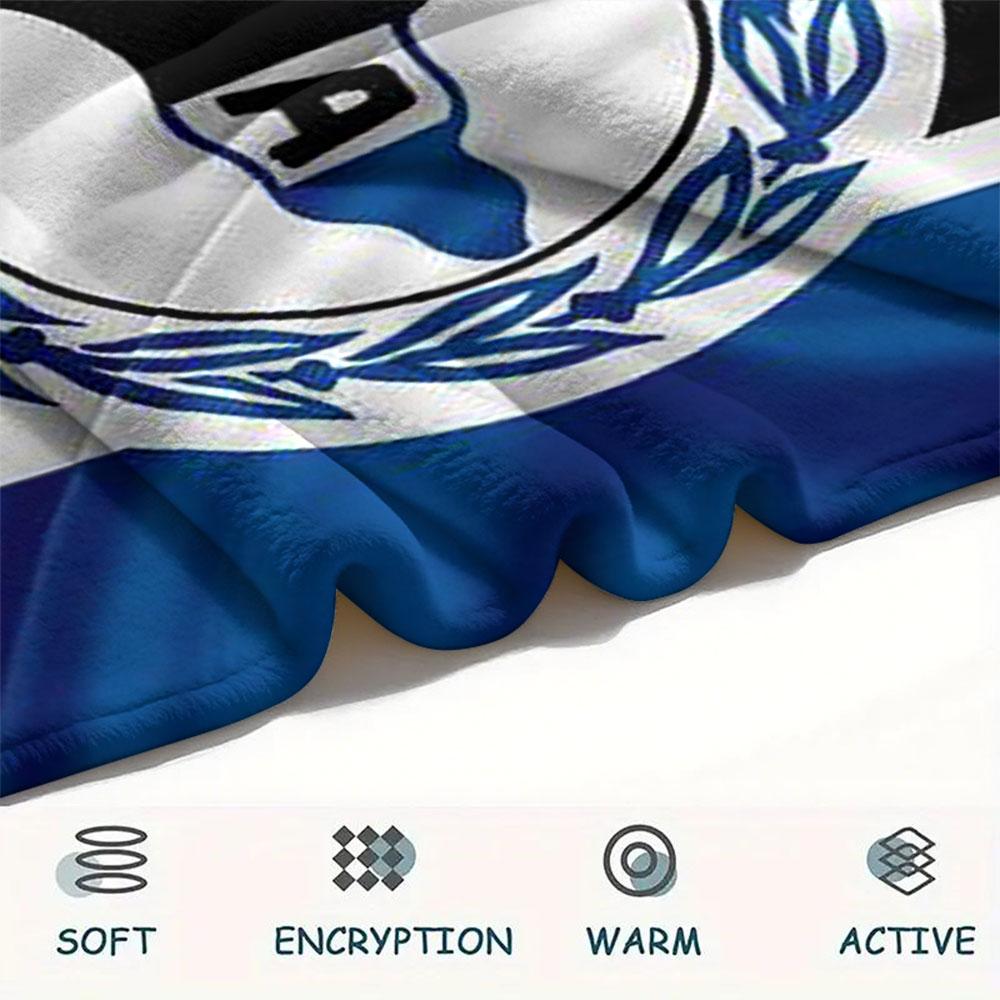 1PC DSC Arminia Bielefeld Patterned Flannel Blanket Suitable For All Seasons for Home Decor Warmth and Comfort Gifts Holiday Present