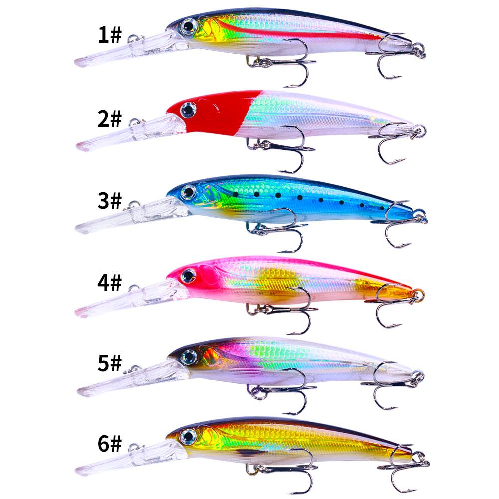 1pcs 17cm 30g Deep Diving Large Minnow Lure Artificial Wobbler Hard Bait Crankbait Sea Bass Pike Perch Fishing Tackle