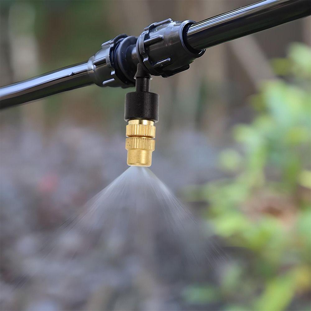 10 Pezzi Ugello Nebulizzatore Ugello Nebbiogeno Micro Irrigatori da Giardino per Tubo da 4/7 mm Giardino Prato Serra
