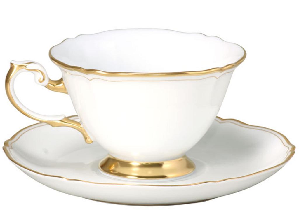 Okura Pottery Art, The Okura White Masterpiece Cup & Saucer, Coffee/Tea, Approx. 200cc, Made In Japan, 70c/1111