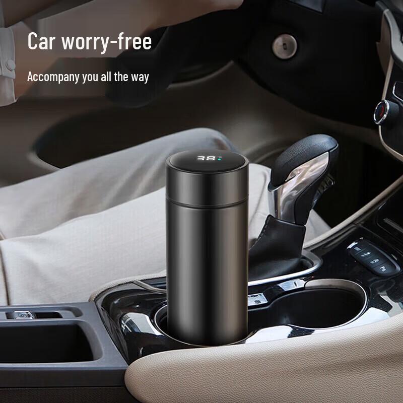 MAXCOOK 500ml 304 Stainless Steel Temperature Display Travel Mug