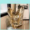 Glitter Small Designer Bucket Bag With Chain Strap For Street Style Daily Use