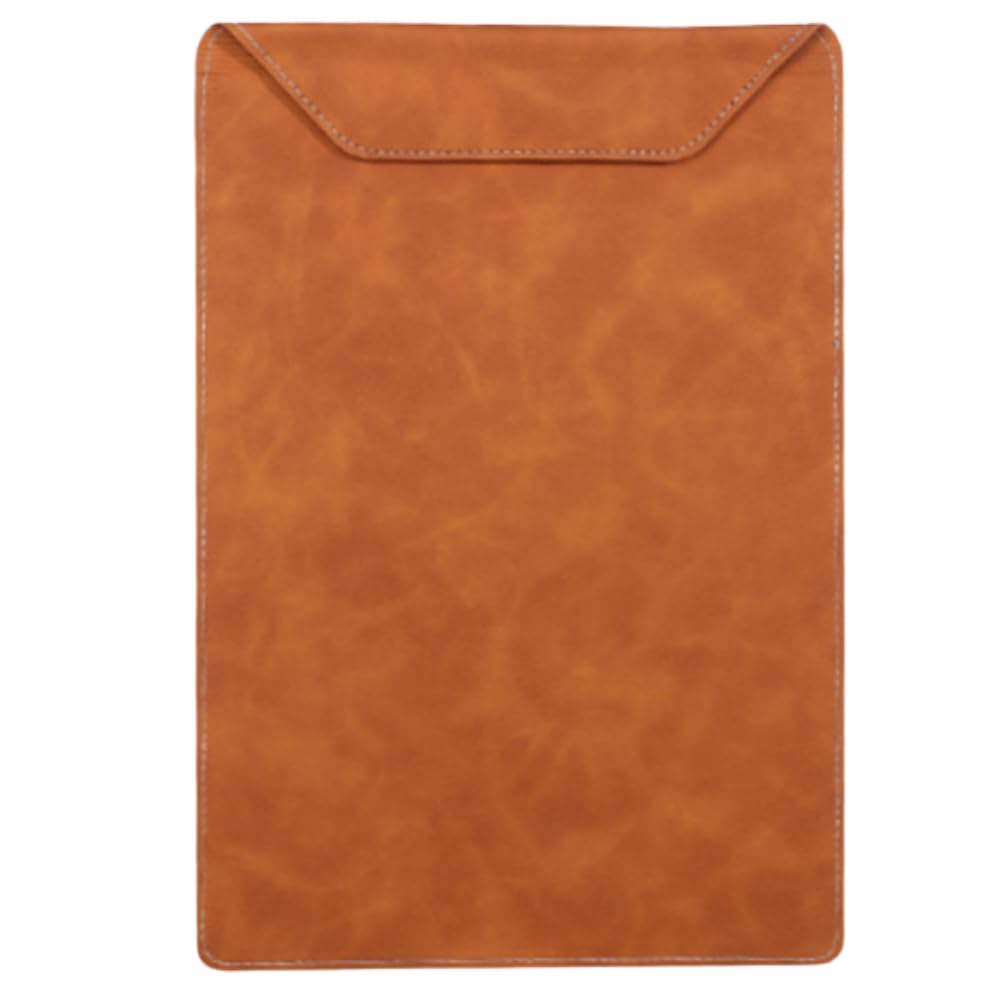 ideamall Clipboard Binder, Host Binder, Faux Leather, Stylish, A4 Size (Brown)