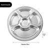 Stainless Steel Divided Dinner Plate