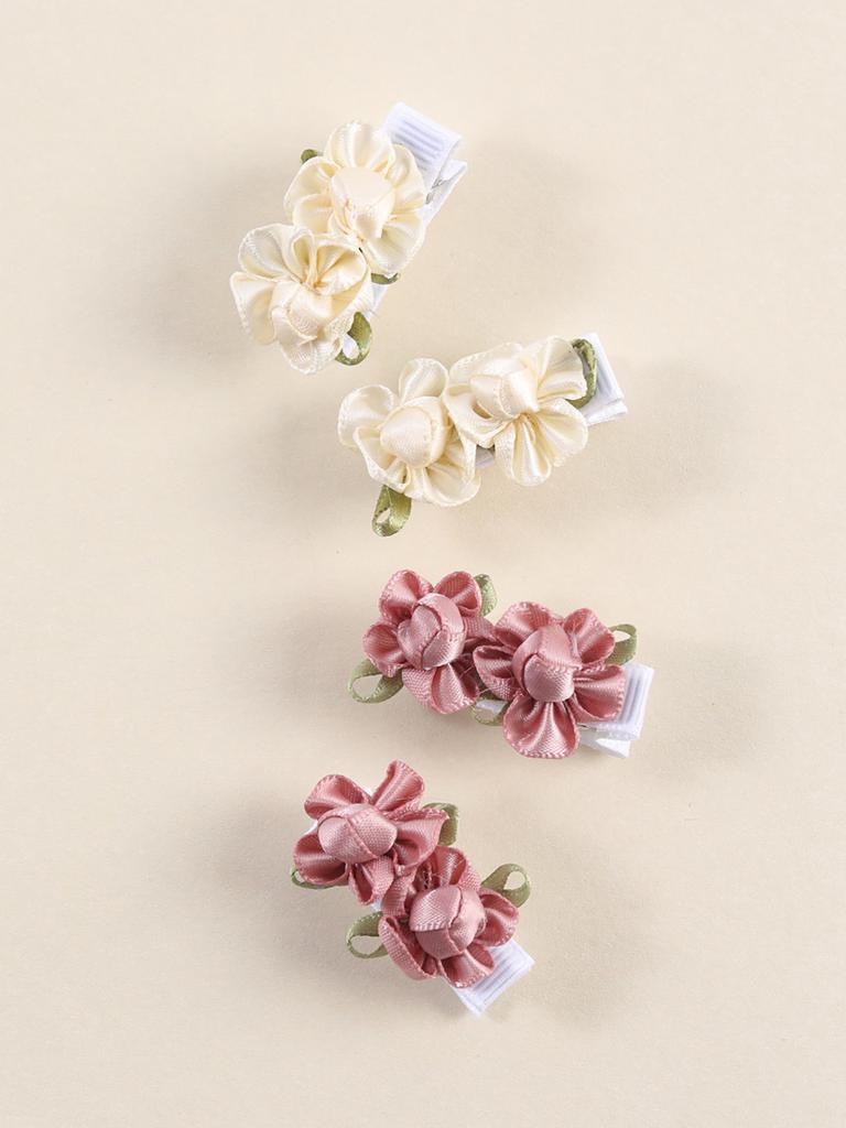 4 st/set Tusensköna Hårspännen För Flickor MIni Blomma Hårnålar Barn Mode Barrettes Barn Hårgrepp Dekorativa Håraccessoarer