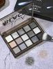 Kappel Dark Knight 15-Color Smoky Eyeshadow Palette - Deep Black & Gray for Bold European & American Makeup