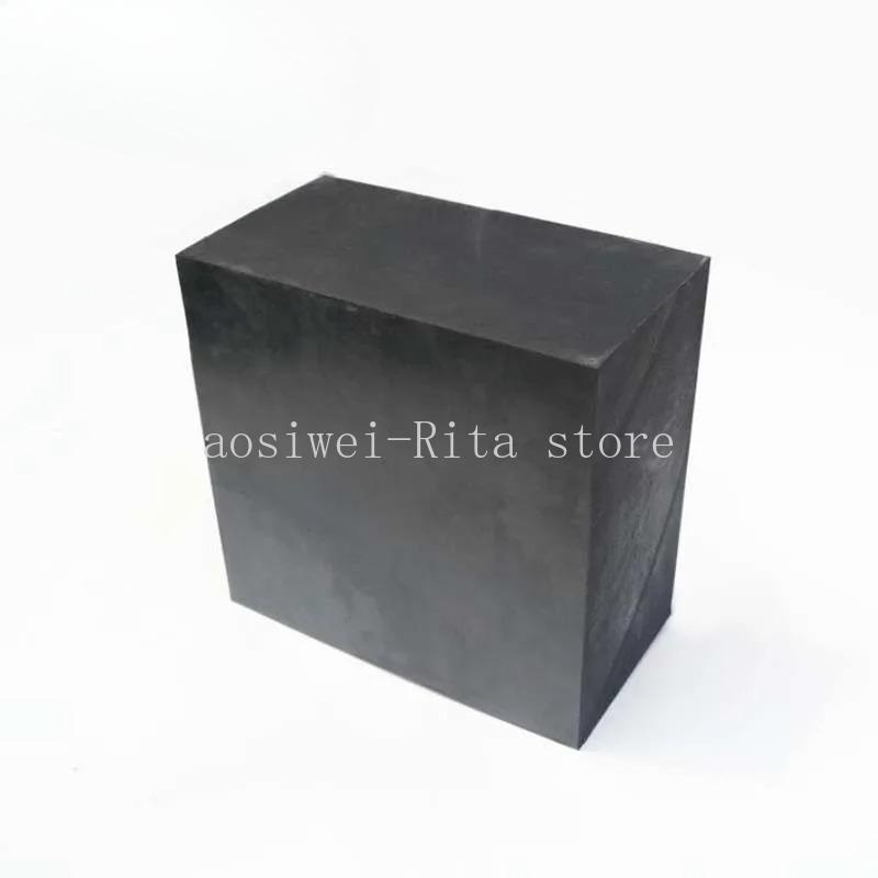 

Rubber cushion for mechanical equipment shock absorber cushion hickening rubber block black plate cushion height 100x100x10 mm чёрный