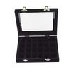 Holder Case Lightweight Portable Women Mirrow Compact Jewelry Holder Case for Brooch