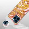 Fashion Gold Pink Geometric Marble Phone Case For iPhone 17 Air 16 Pro Max 16E 15 + 14 Plus 11 12 13 Mini 7 8 SE Gift Print Cove