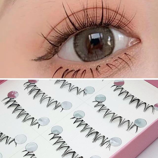

Lashie - Doll Eye Spiky Clear Band Lower False Eyelashes (Various Designs)
