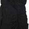 Tadashi Shoji 738814LJ Black Mesh Long Dress Dress XS blackUsed