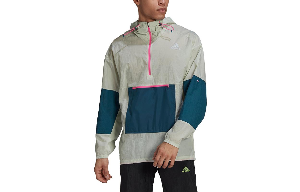 Adidas Jackets Men s Green Hooded Moderate Other GN2179 L