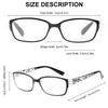 Blue Light Blocking Reading Glasses for Women Fashion Printed Decorative Design Ideal for Elderly Reading Use