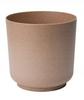 Matte flower cover, brown plastic, ECO WOOD Satina, 15x149 cm