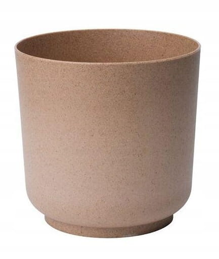 Matte flower cover, brown plastic, ECO WOOD Satina, 15x149 cm