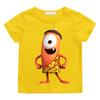 Spookiz Cartoni Animati Grafici T-shirt per Bambini Ragazzi Ragazze Abbigliamento Cotone Manica Corta T-shirt Estiva Top per Bambini Magliette
