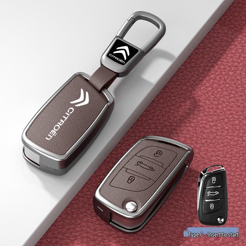Car Key Cover & Buckle for Citroen C3XR, C4L, Tianyi, C5, C4 Sega, Elysee, C6 Models