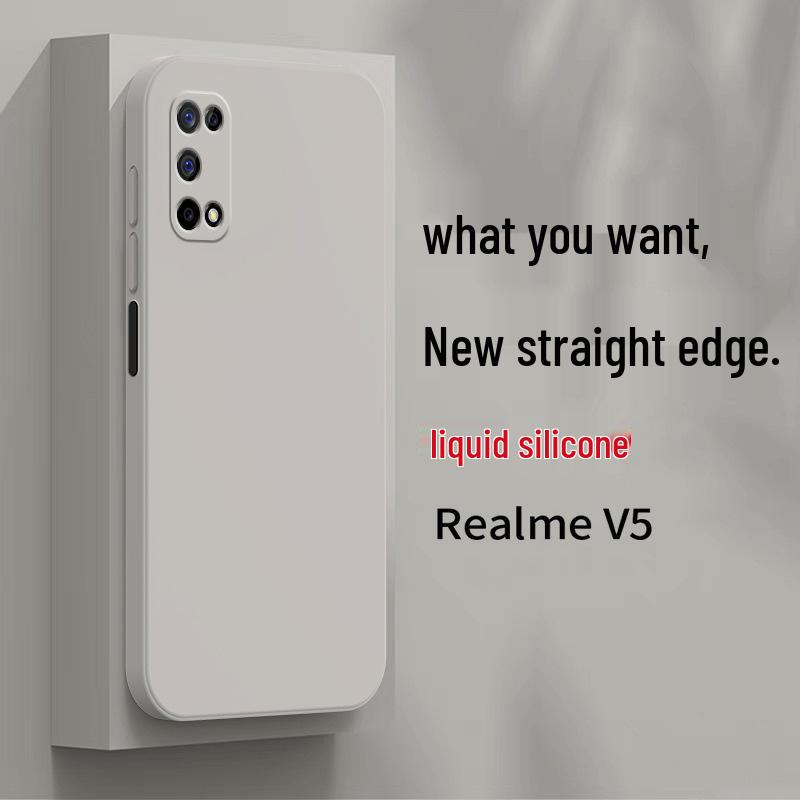 Realme V5 Phone Case: New Style Liquid Silicone Protective Cover