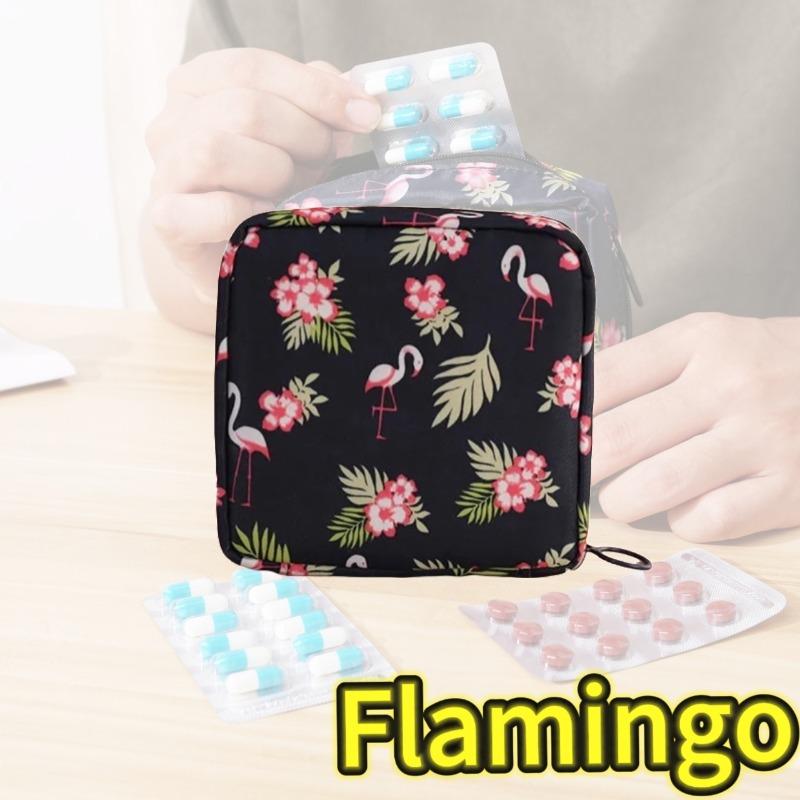 1pcs Women Sanitary Napkin Tampon Storage Bag Portable Waterproof Organizer Pouch Cartoon Pattern Sanitary Napkin Bag