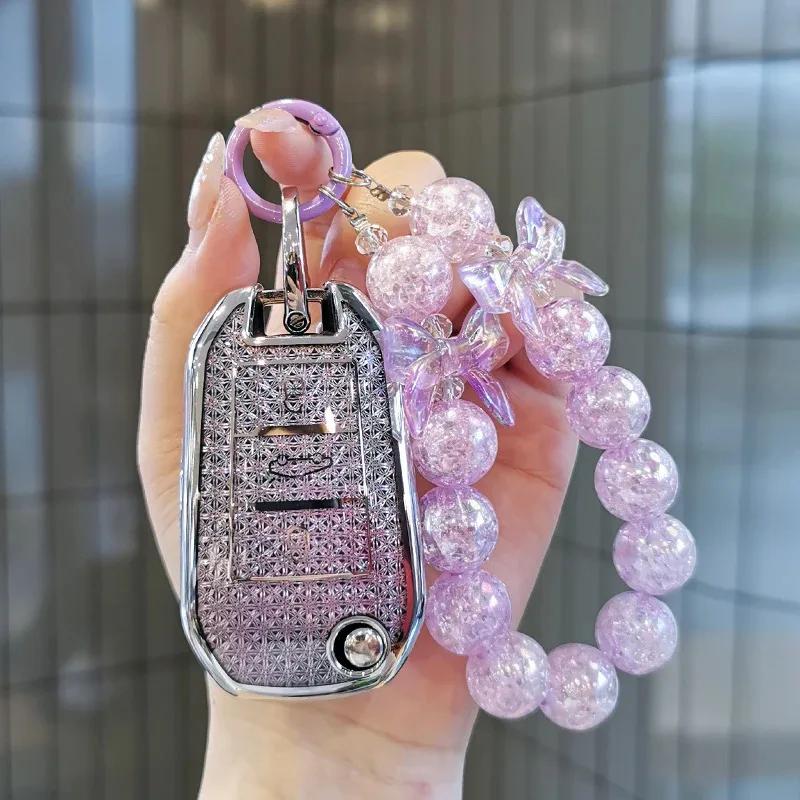 Etui na kluczyk do samochodu Dla Peugeot 408x Etui na kluczyk 3008 308S 508L 4008 E2008 5008 DS5 DS6 DS4 DS7 DS9 Pokrowiec na kluczyk Brelok Kluczyk Peugeot she