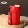 Octagonal coffee cup stainless steel thermos cup high value men's and women's household portable vacuum mini pocket water cup