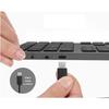 2.4G Wireless Bluetooth-compatible Digital Keyboard Mute Rechargeable Keypad 35 Keys Numpad Keyboard for IOS Android Window PC