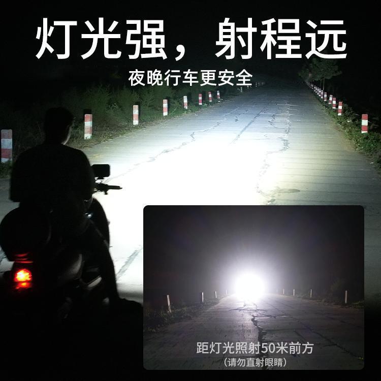 Super Bright Electric Motorcycle LED Headlight for Battery Car & Tricycle, 12V-60V