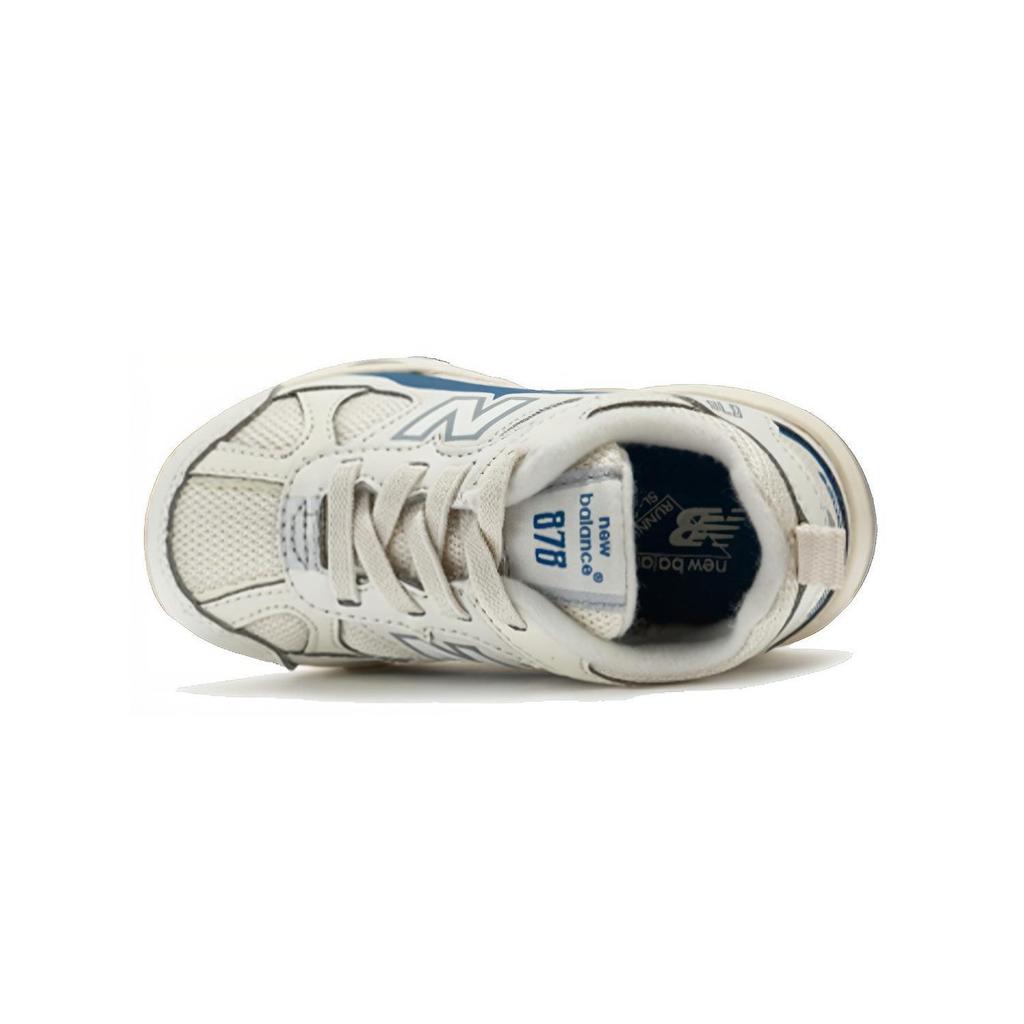 New Balance NB 878 Comfortable Cushioning Abrasion Resistant Breathable Low Top Running Shoes Milk White IV878KSA