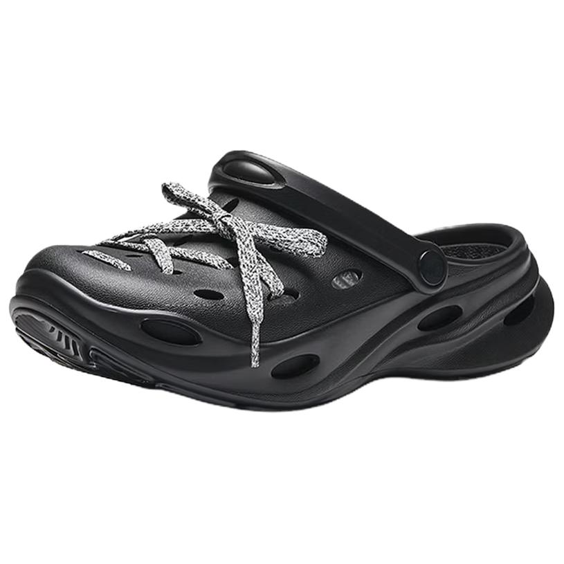 Anta EVA Soft Sole Comfortable Casual Clogs Men Footwear Basic-Black 112628513-2