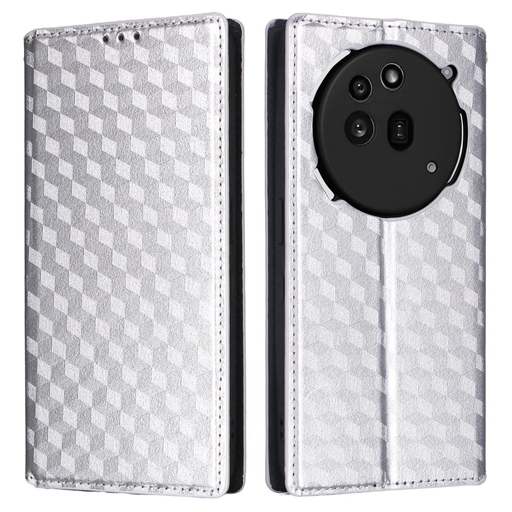 For Nothing Phone (3a) Pro Case Wallet Rhombus Imprinted Leather Phone Cover