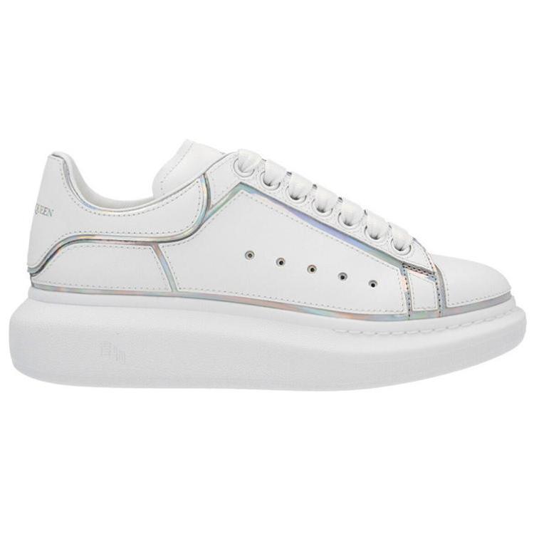 Alexander McQueen Cow Leather Comfortable Low top Sports Casual Shoes Mens White