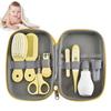 Baby Grooming Kit with Nail Clippers and Nail File for Newborns, Nose Care, and Nail File for Health and Cleanliness, Portable Case Included, Perfect