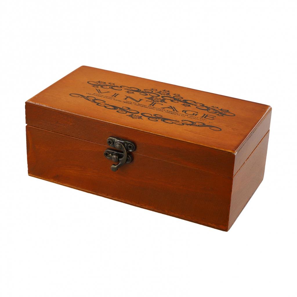 Handmade Storage Box Jewelry Sundries Retro S/M/L 1pc