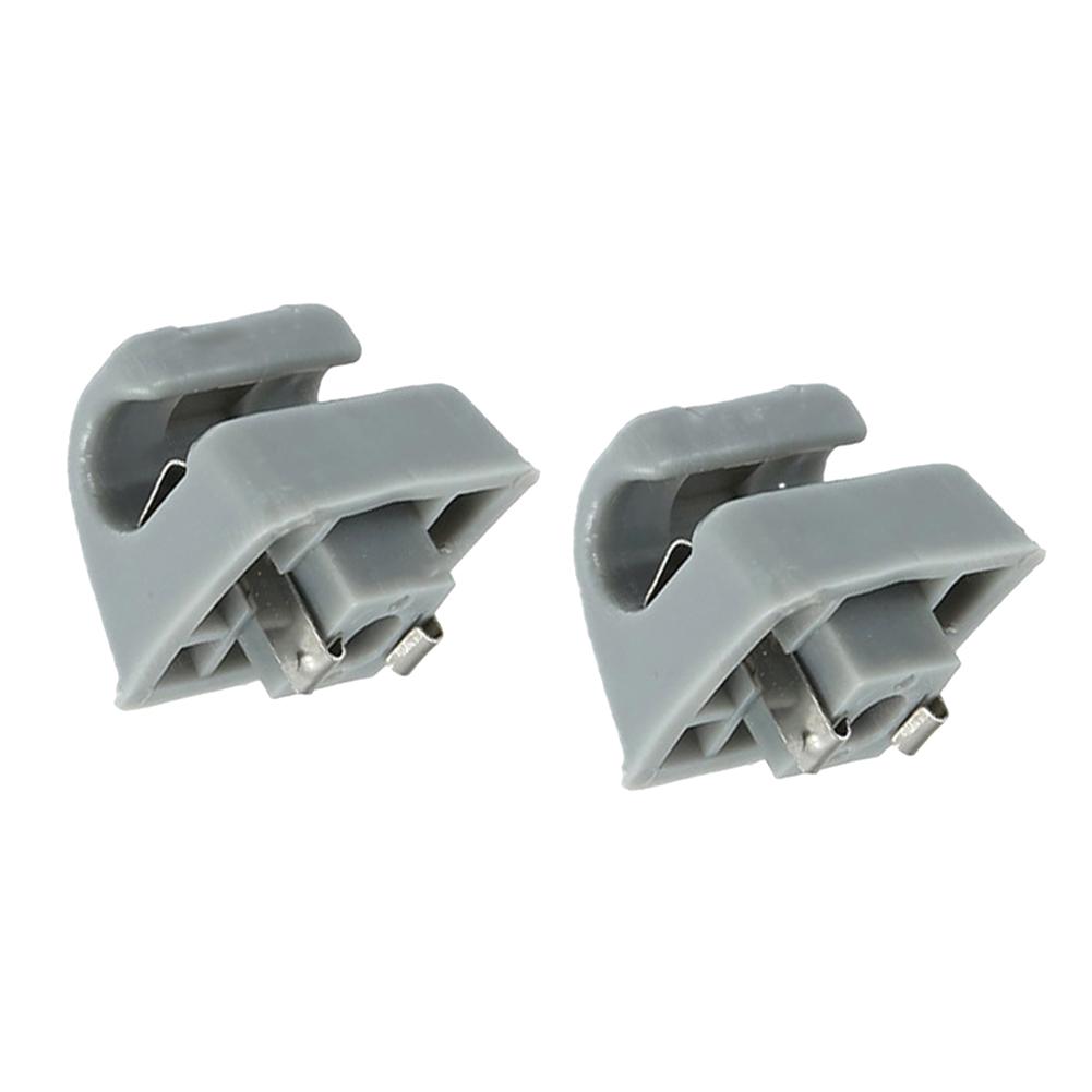 Beige, 2x Sonnenblenden-Clips für W201 190 Klasse 1982-1993