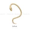 1pair Snake Earring Clips Without Piercing Punk Non Pierced Clip Earrings Ear Cuffs for Women Men Fake Piercing Jewelry