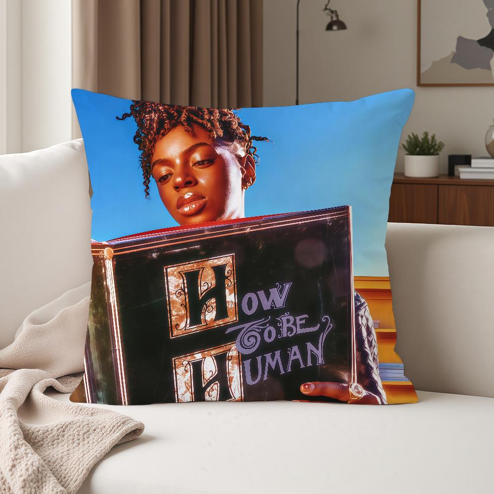 Singer Cat B-burns How To Be Human Pillow Case Suitable For Bedrooms Living Rooms Cars Home Decoration