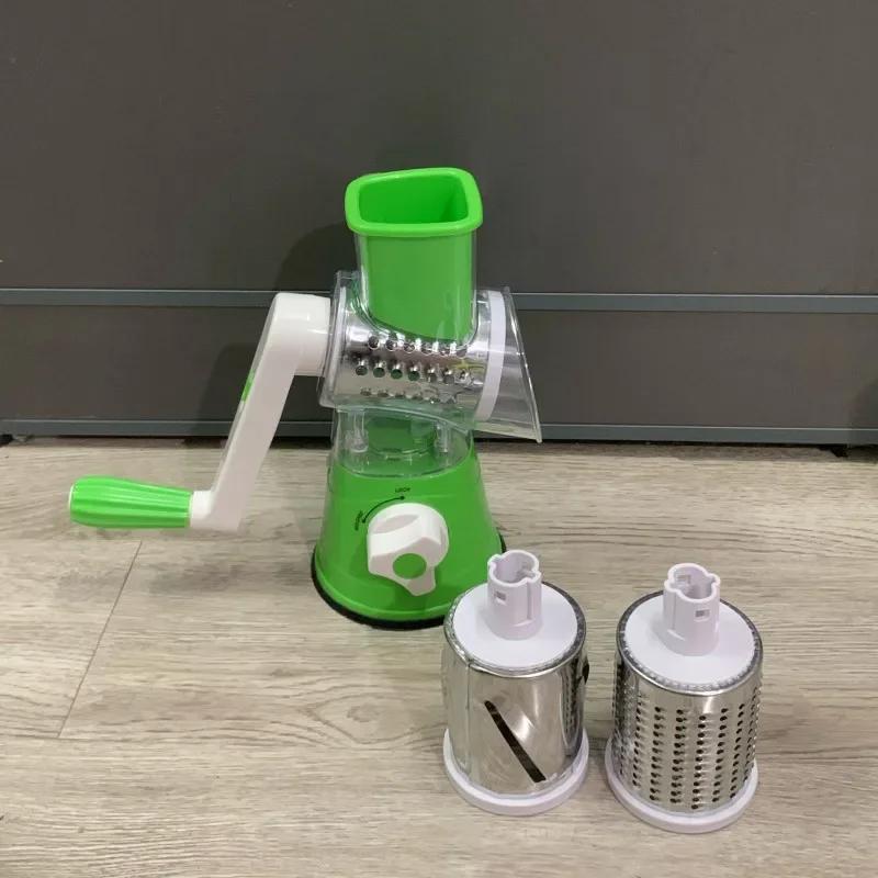 1pc Household hand stirring meat crusher blade roller hand vegetable cutter Plastic mincing meat kitchen mincing garlic