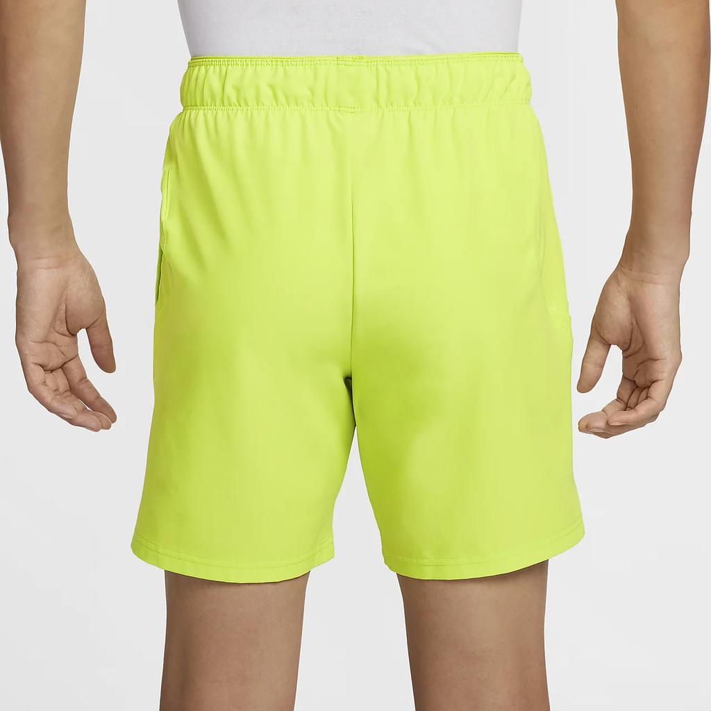 New Nike Court Advantage Dri FIT Casual Shorts Men's Bright Yellow FD5337-389