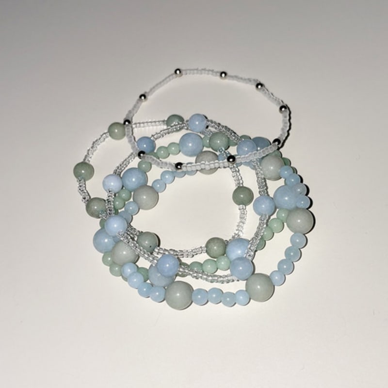 A Little Tickle Milky Way Bracelet Milk Green