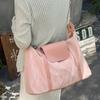 Schoolbag Casual Short Trip Bag Fashion Solid Color Shoulder Boarding Luggage Bag Yoga Fitness Outdoor Storage Messenger Bag