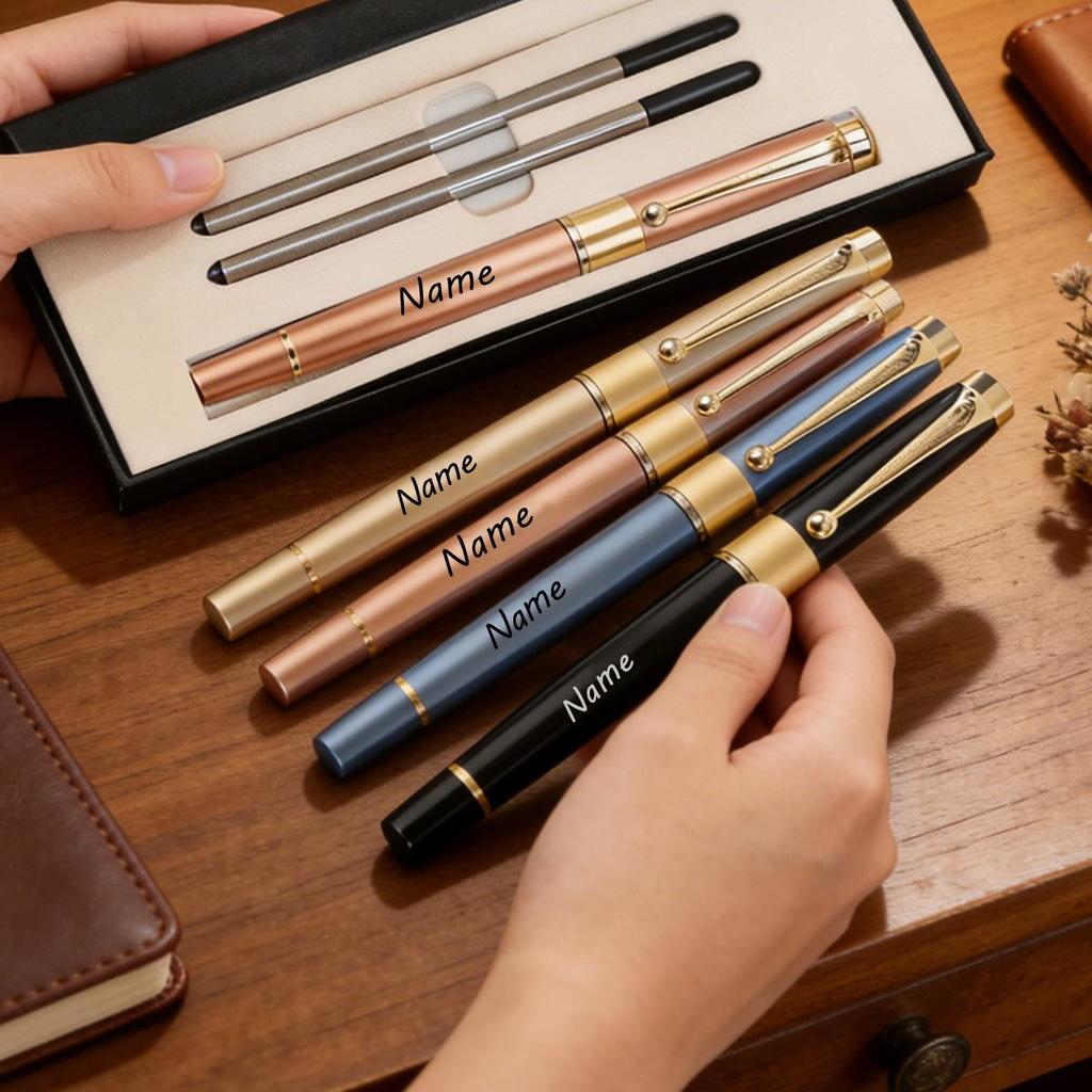 Custom Engraved Text Ballpoint Pens Personalized, Customized Name Ballpoint Pen, Personalized Engraving Pen, Customizable Nice Pens For Writing,