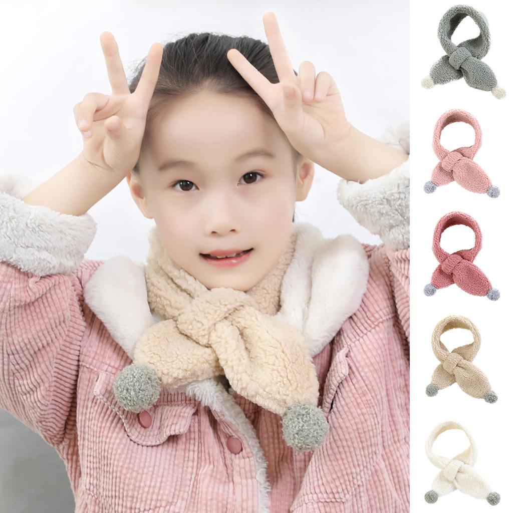 YY Children Kids Boys And Girls Knitted Keep Warmer Wraps Scarf Scarves