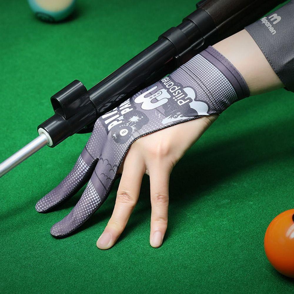 Elastic Three Fingers Glove Non-slip Billiard Training Gloves  Billiard Accessories
