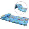 Matelas Pliable - vidaXL - Motif Avions - 120x60 Cm - Housse Déhoussable - Confort Mousse PU
