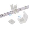5 pezzi Connettore LED 4 PIN 8mm Forma a L 8mm 4pin RGB 3528 2835 Strisce LED Angolo a 90 gradi Connettori per Fili Adattatore di Installazione