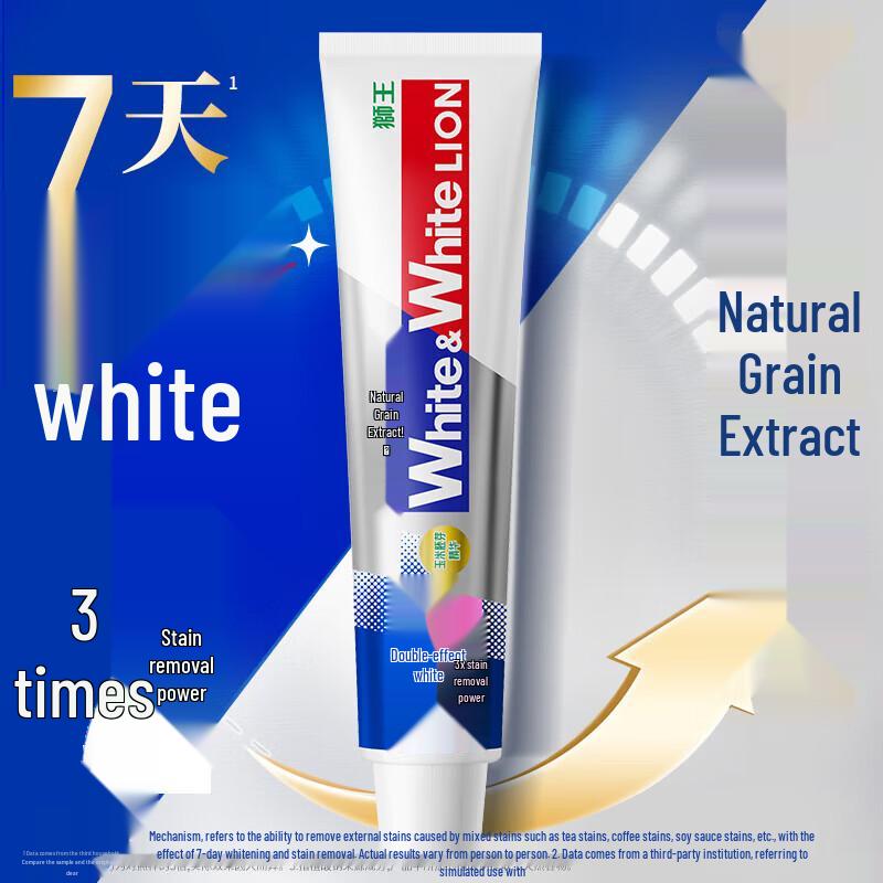 Lion White&White Fruit Whitening Toothpaste