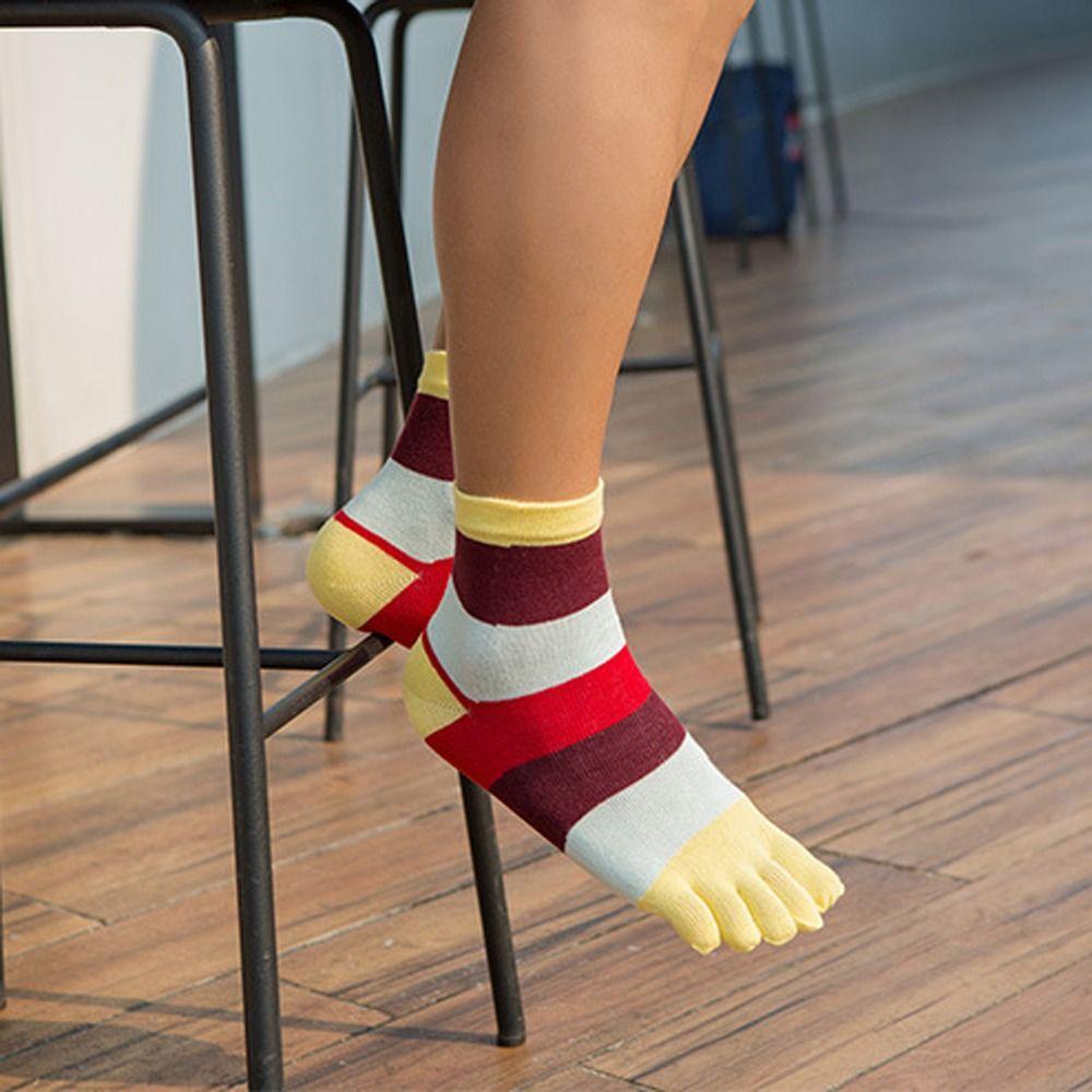 1 Paar Schweißabweisende Fünf-Finger-Socken Antibakterielle Herren-Socken mit geteilten Zehen Sport