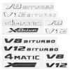XOFDE1 E60 New 316i 318i 320i 335d 340d 320e 323e 325e ABS Trunk Boot Emblem Letter Badges Car Logo for BMW M 3-series Glossy Black Ac