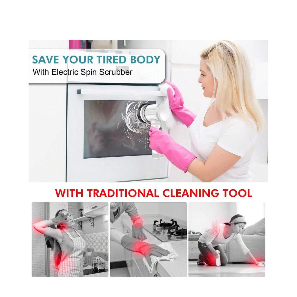 Escova de limpeza elétrica Cozinha Lava-louças Banheiro Limpador multifuncional Lustra-sapatos elétricos Suprimentos de cozinha