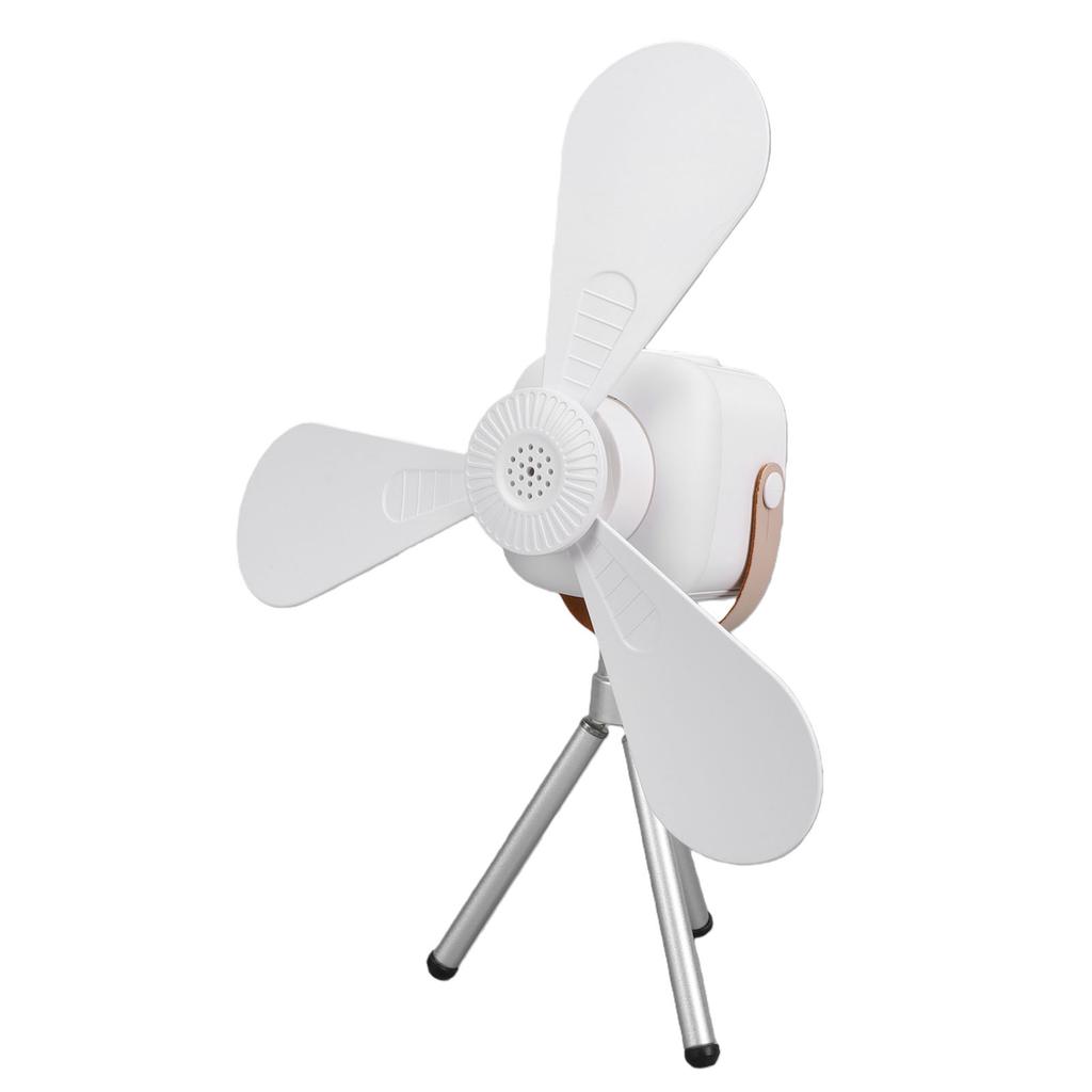Battery Operated Ceiling Fan with Light Portable Camping RV Tent Fan with Remote for Office Dorm